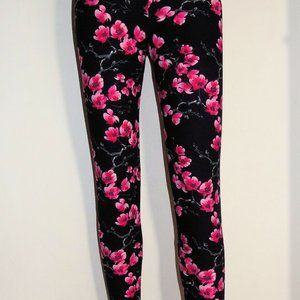 New Mix PINK CHERRY BLOSSOM Brushed Fiber Leggings